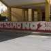 La vita  nei graffiti dove la passione esplode nel bianco e rosso della squadra del Bari...